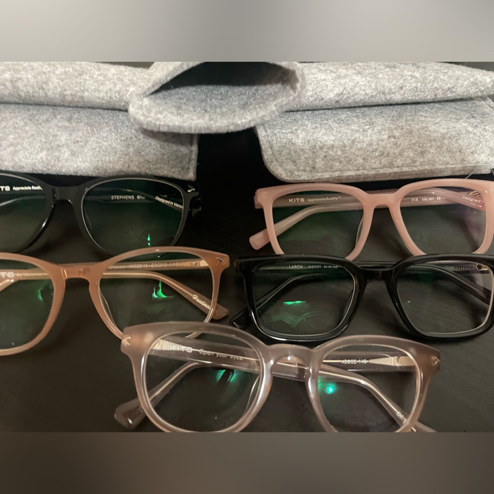 Stylish Eyewear Collection - Black, Pink, and Brown Frames